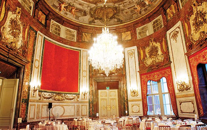 Palais Daun-Kinsky Ovaler Festsaal Hochzeit